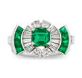 Tiffany & Co. Untreated Colombian Emerald Ring, 1.25 carats