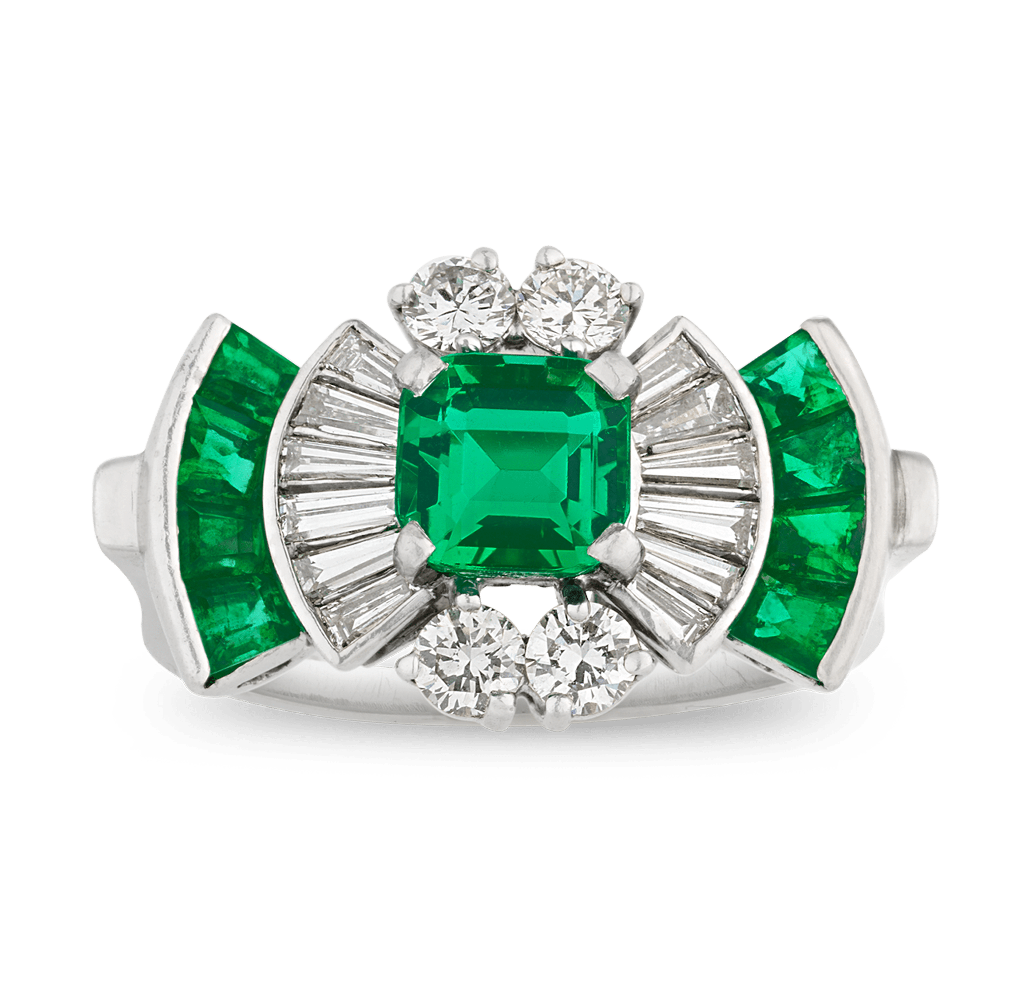 Tiffany & Co. Untreated Colombian Emerald Ring, 1.25 carats