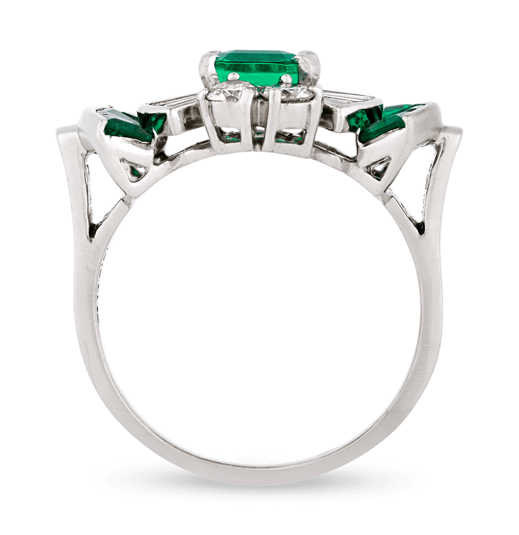 Tiffany & Co. Untreated Colombian Emerald Ring, 1.25 carats