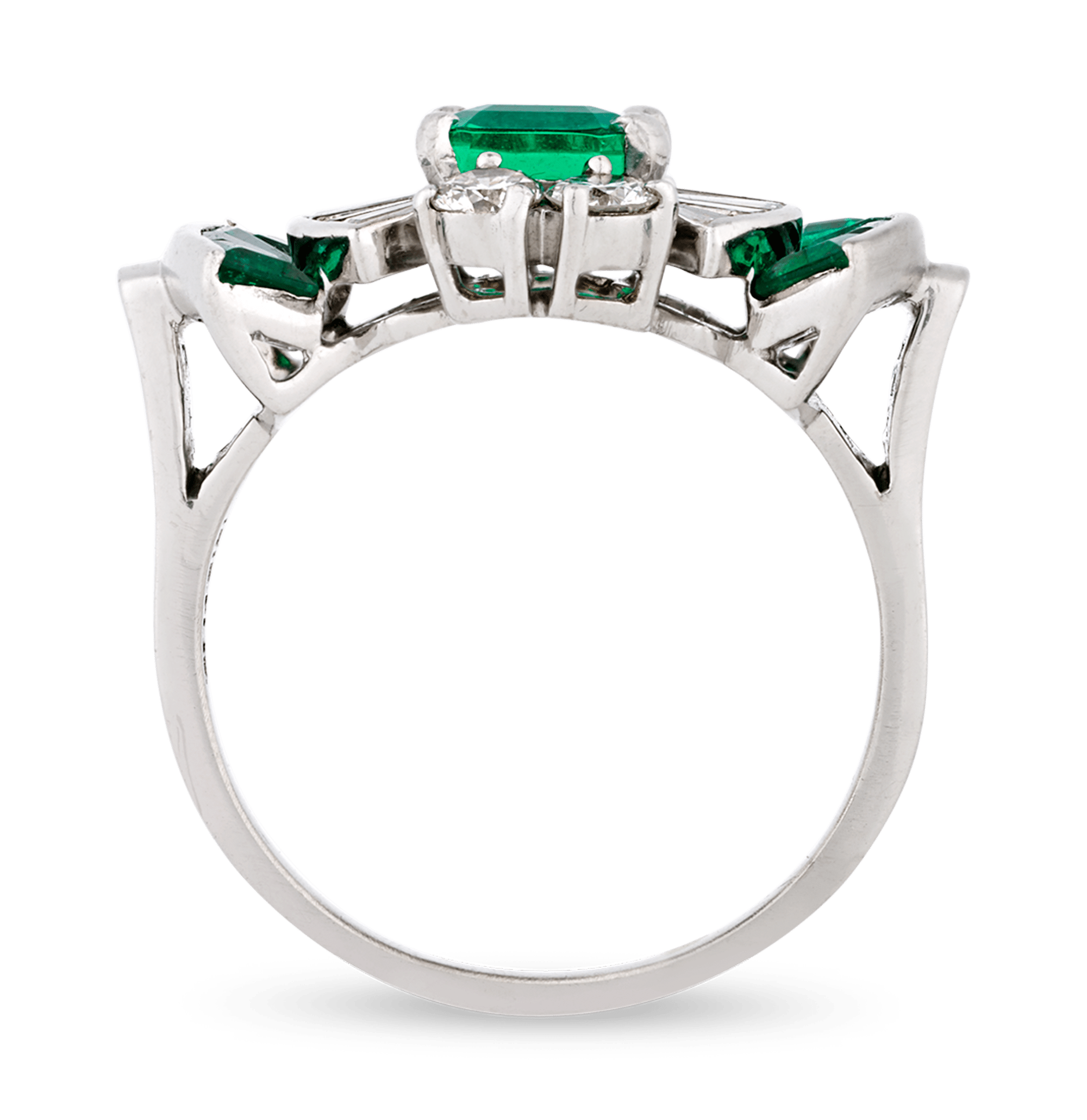 Tiffany & Co. Untreated Colombian Emerald Ring, 1.25 carats