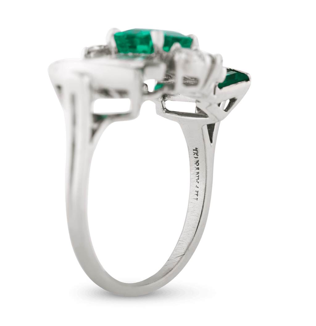 Tiffany & Co. Untreated Colombian Emerald Ring, 1.25 carats