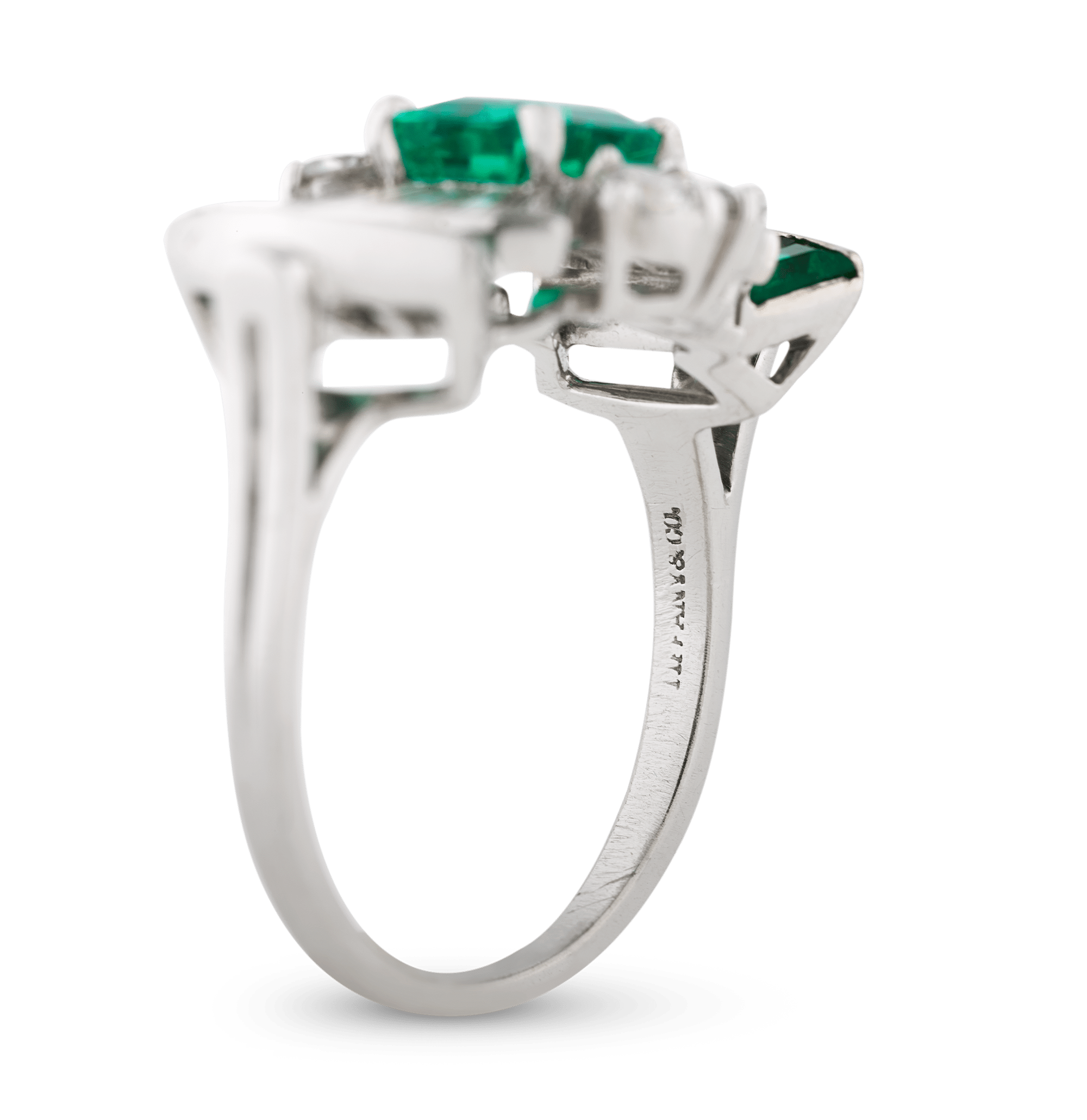 Tiffany & Co. Untreated Colombian Emerald Ring, 1.25 carats