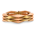 Retro 14K Yellow and Rose Gold Bracelet