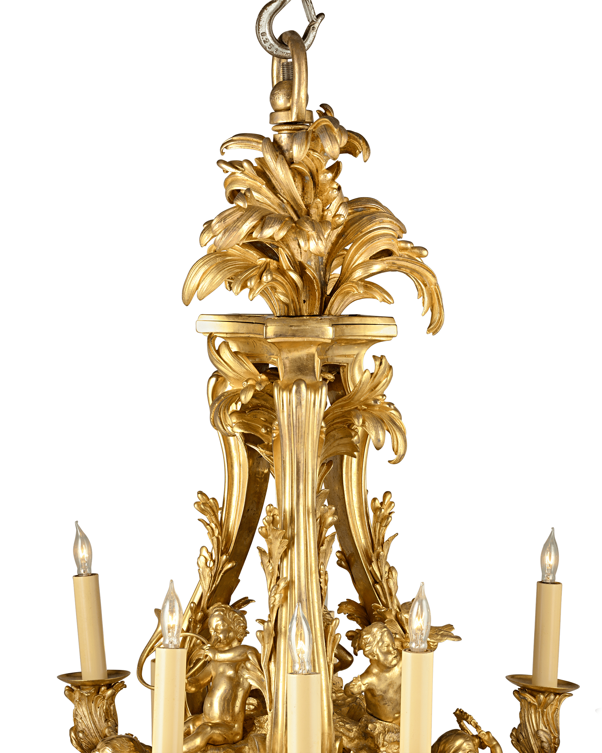 Louis XV-Style Ormolu Chandelier