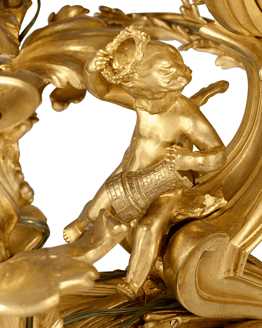 Louis XV-Style Ormolu Chandelier