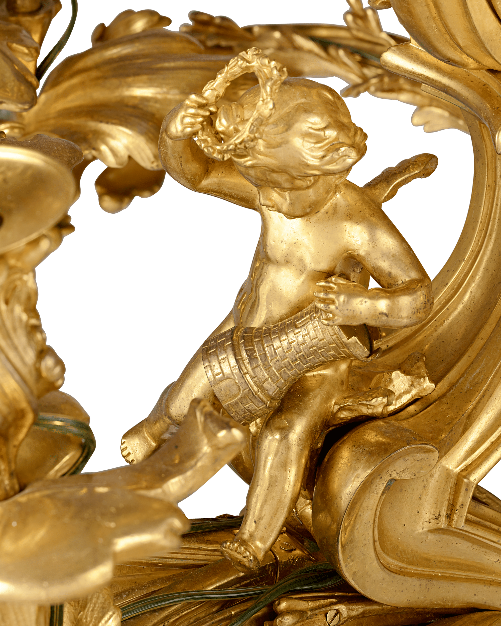 Louis XV-Style Ormolu Chandelier