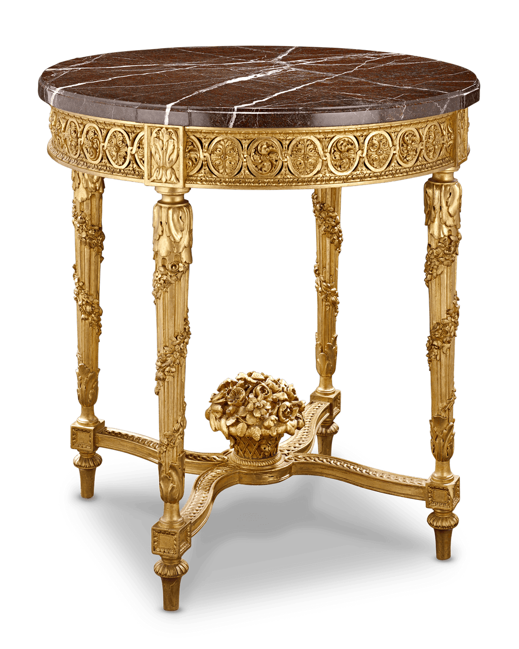 Louis XVI-Style Giltwood Table
