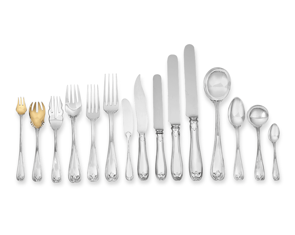 Tiffany & Co. Colonial Silver Flatware Service for 12