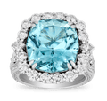 Kat Florence Unheated Paraiba Tourmaline Ring, 11.54 Carats