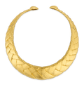 David Webb Woven Golden Collar Necklace