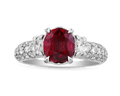 Kat Florence Untreated Ruby Ring, 3.00 Carats