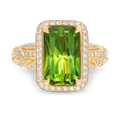 Kat Florence Sphene Ring, 6.66 Carats