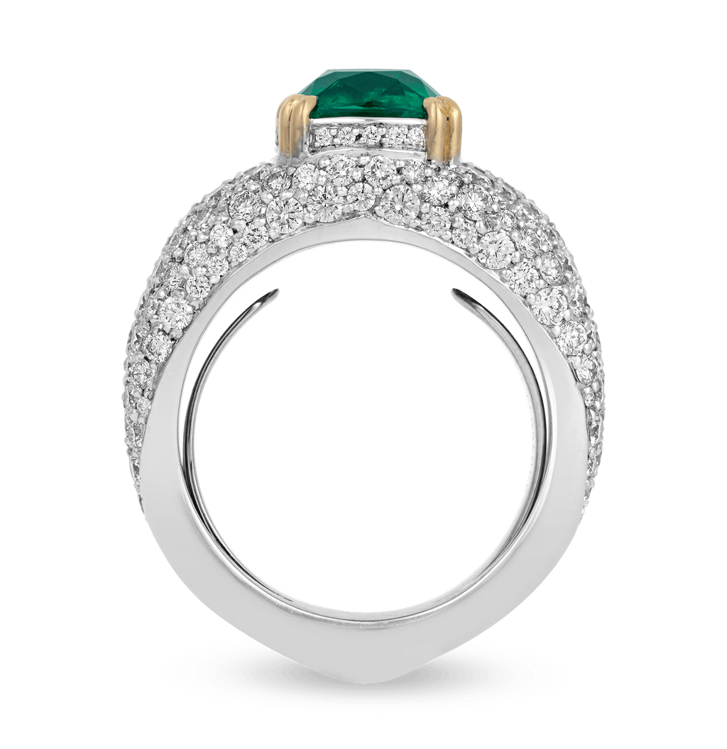 Kat Florence Emerald Ring, 2.91 Carats