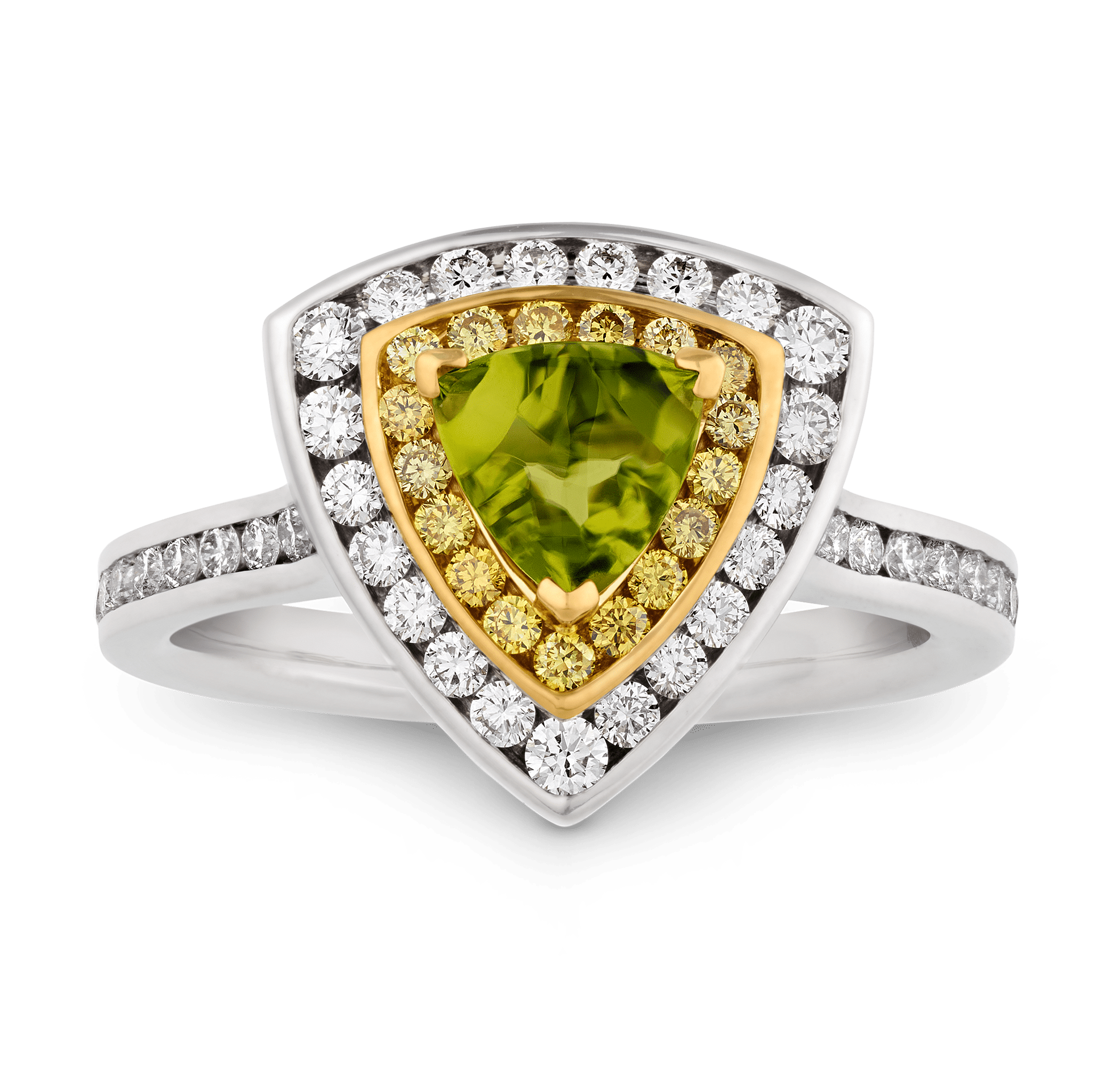 Extraterrestrial Peridot Ring, 0.99 Carats