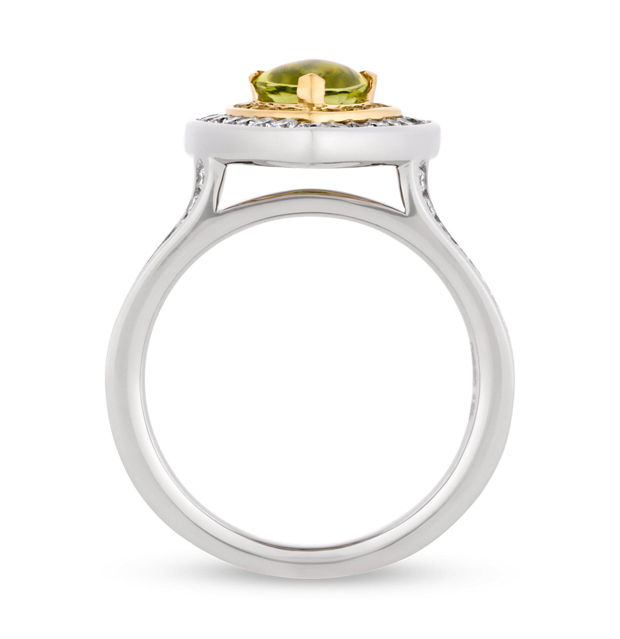 Extraterrestrial Peridot Ring, 0.99 Carats