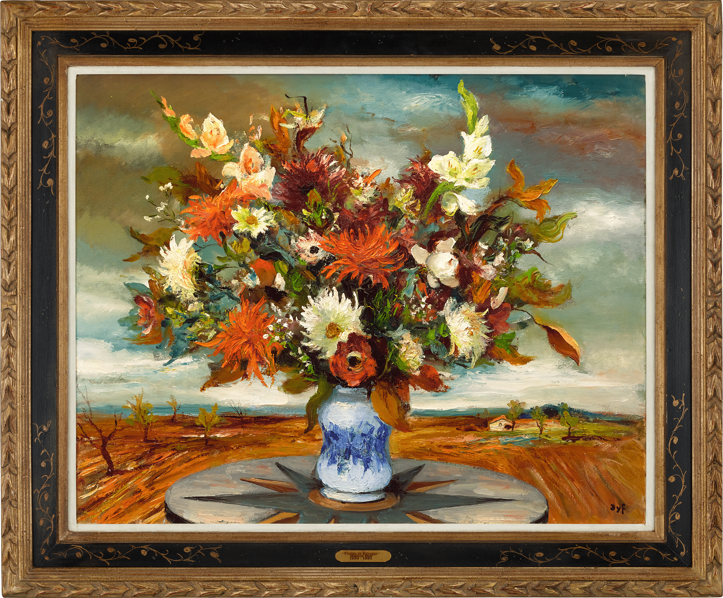 Grandes fleurs by Marcel Dyf