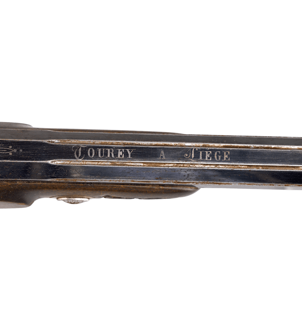 First Prize Set of Percussion Pistols by H. Tourey of Liège