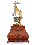 Leitz Brass Compound Microscope