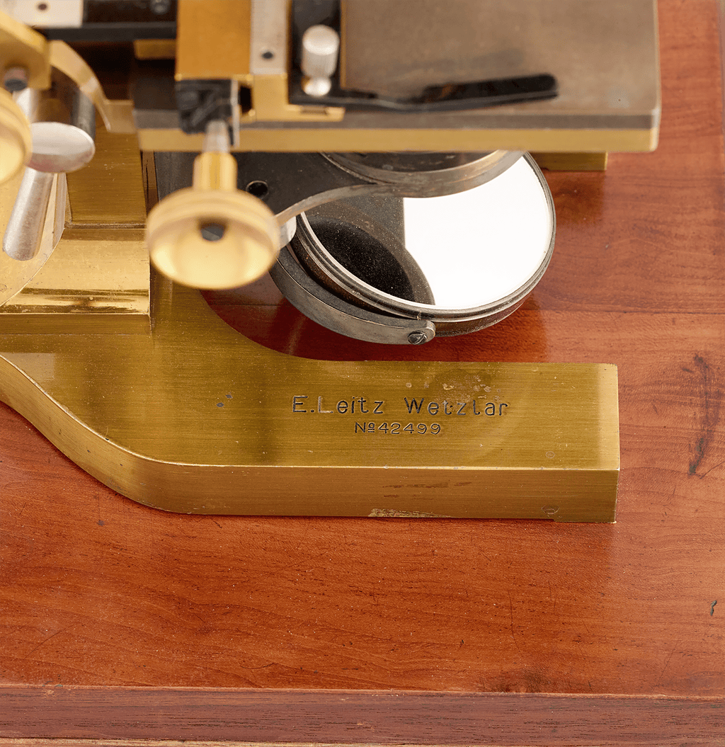 Leitz Brass Compound Microscope
