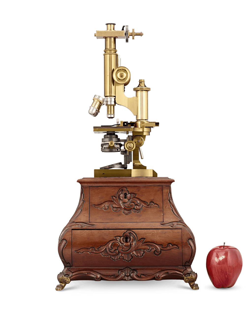 Leitz Brass Compound Microscope