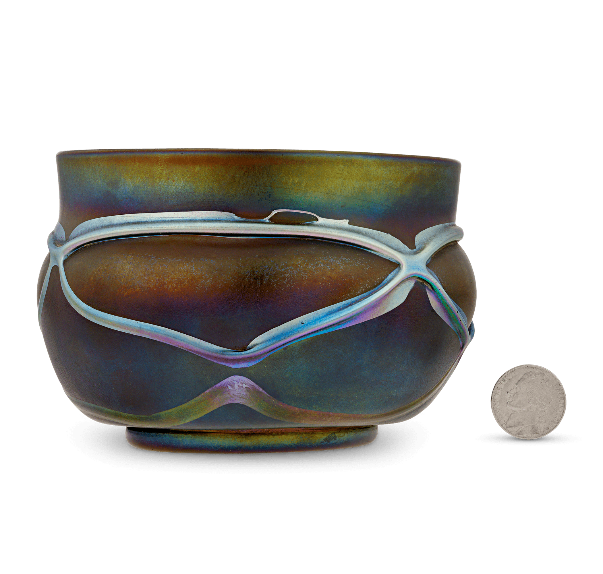 Tiffany Studios Favrile Glass Vase