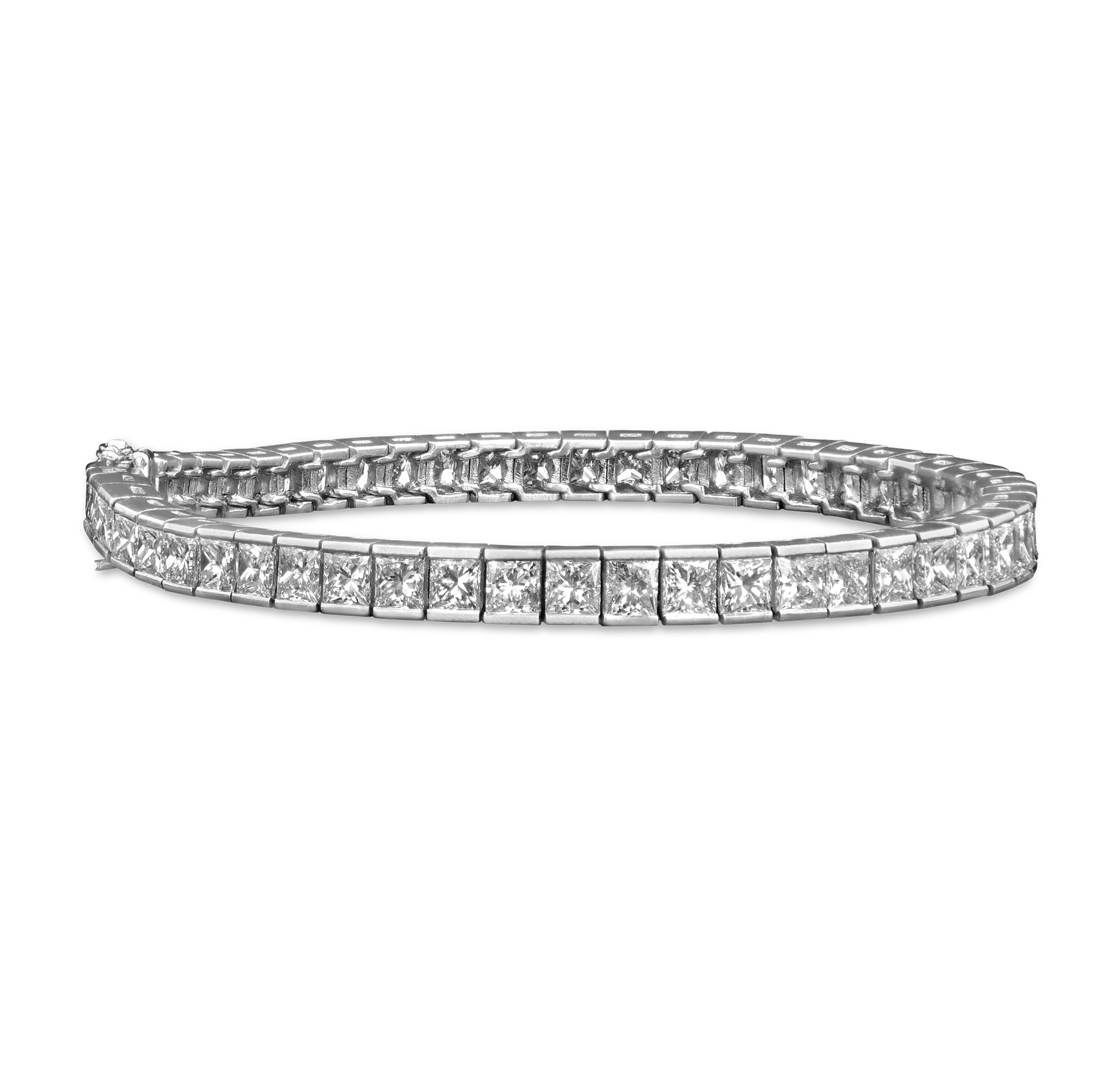 Diamond Line Bracelet, 15.00 Carats
