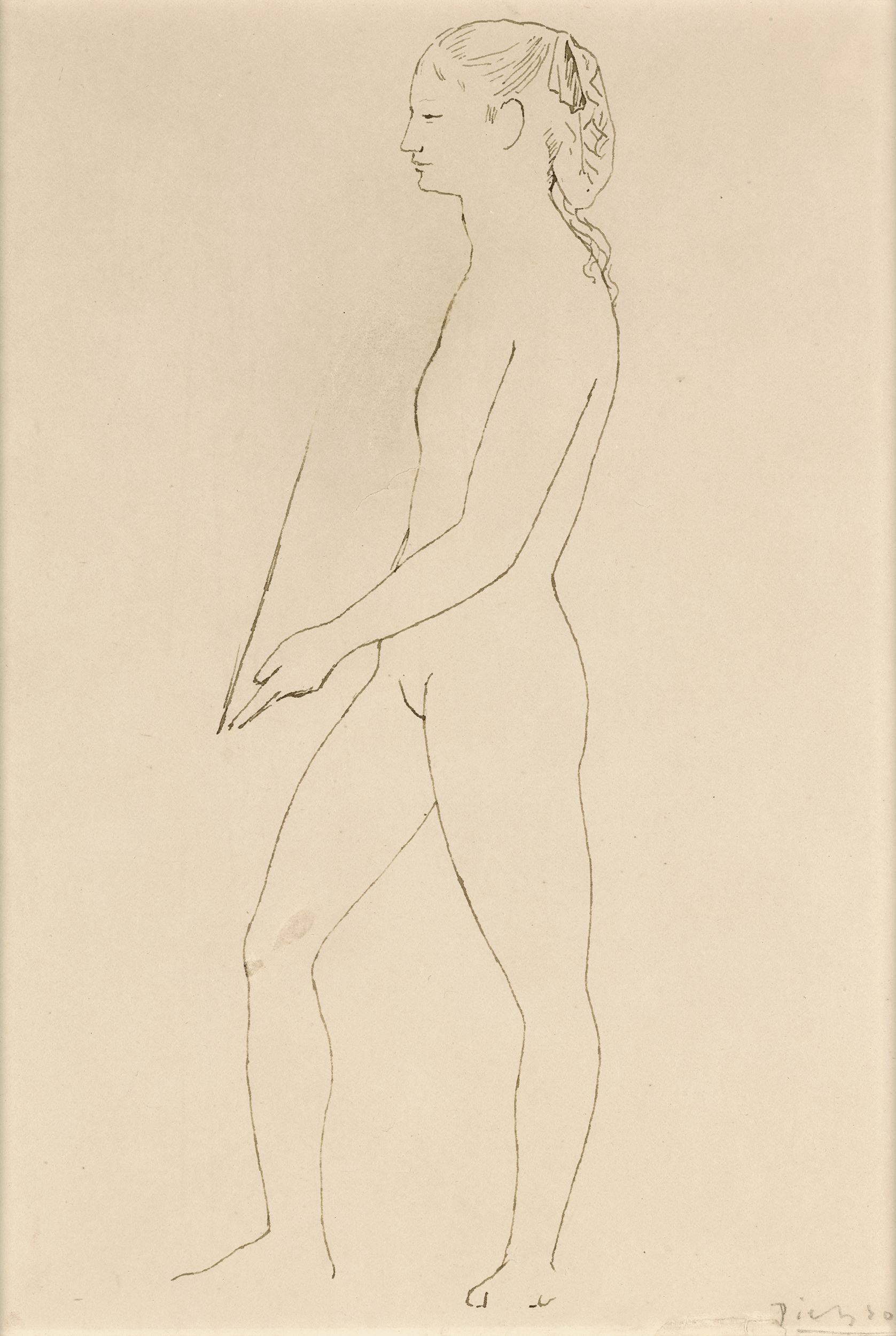 Nu tenant un miroir by Pablo Picasso