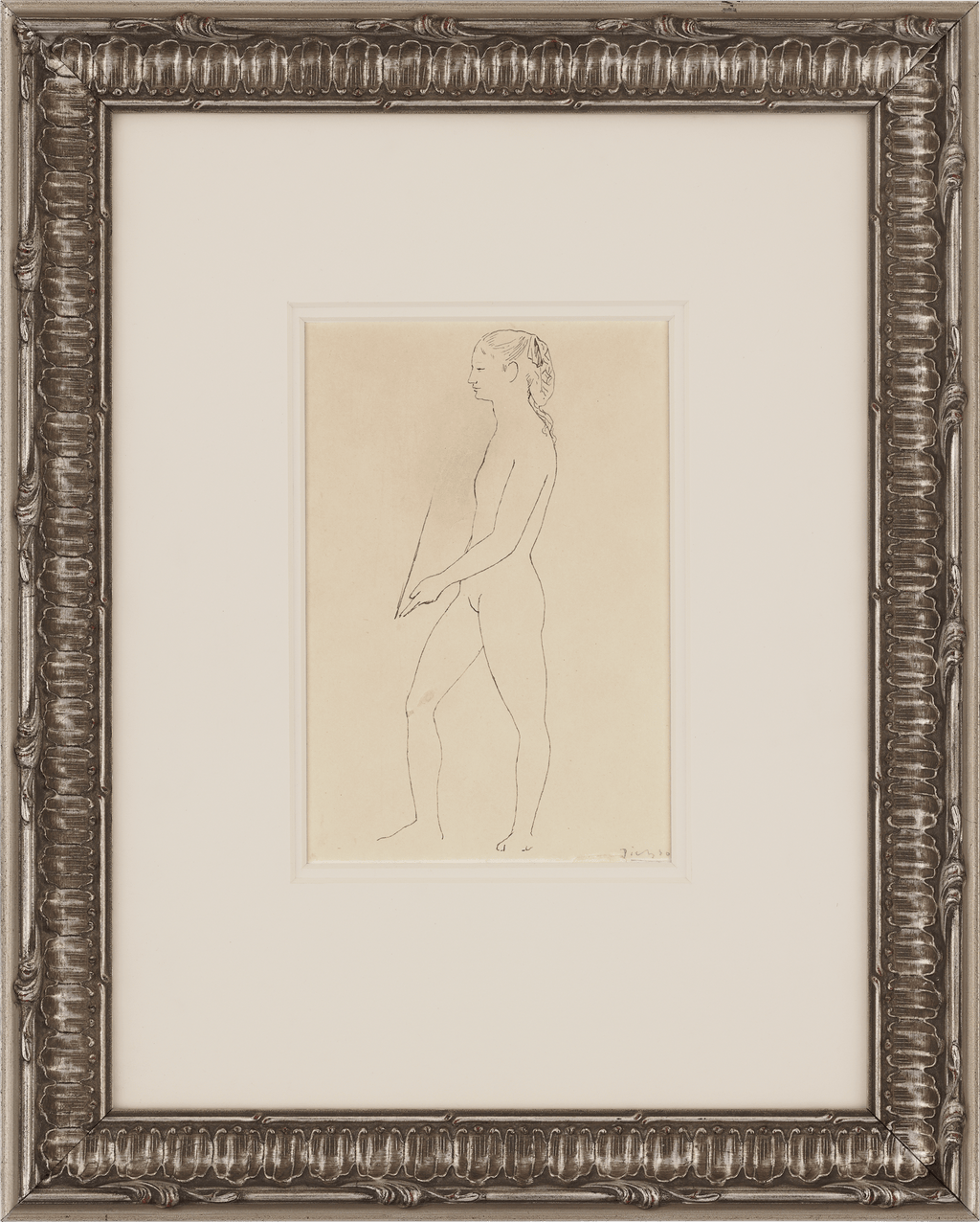 Nu tenant un miroir by Pablo Picasso