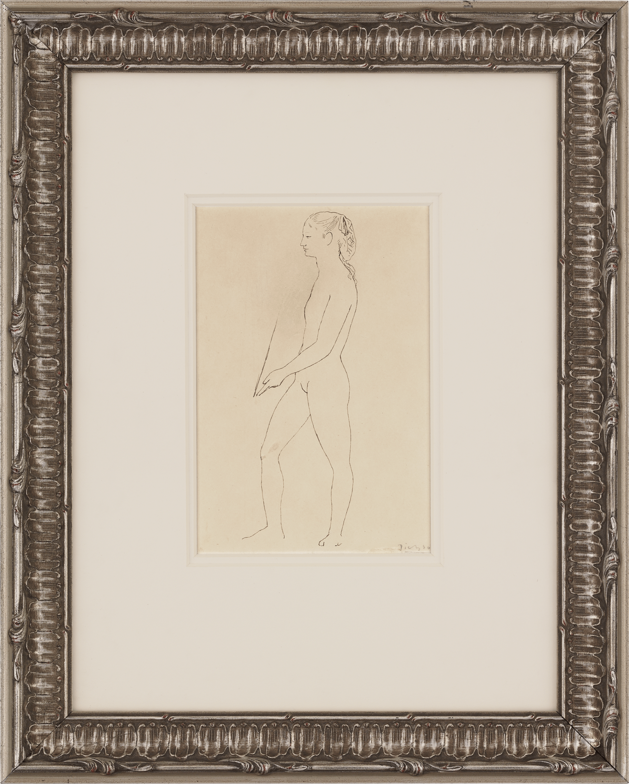 Nu tenant un miroir by Pablo Picasso