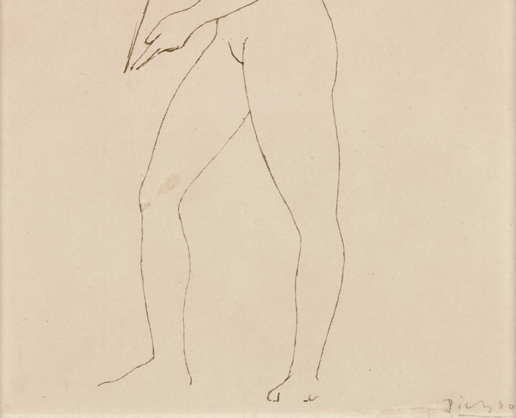Nu tenant un miroir by Pablo Picasso