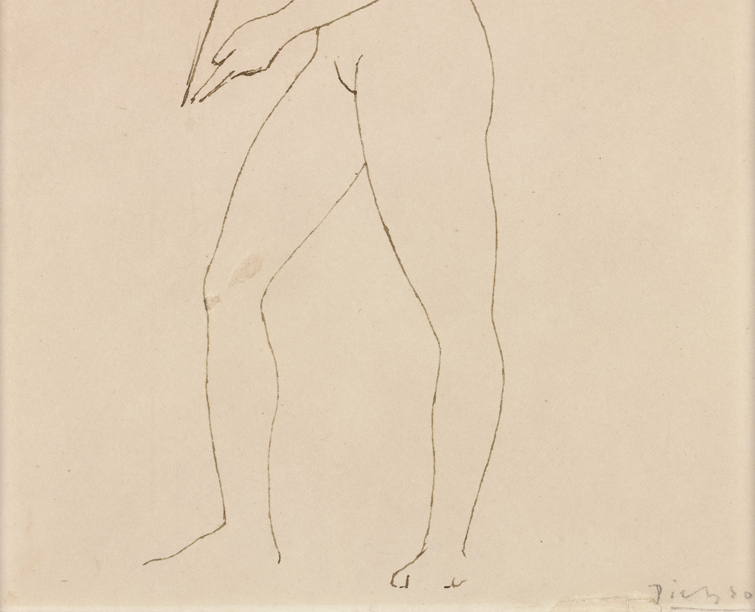Nu tenant un miroir by Pablo Picasso
