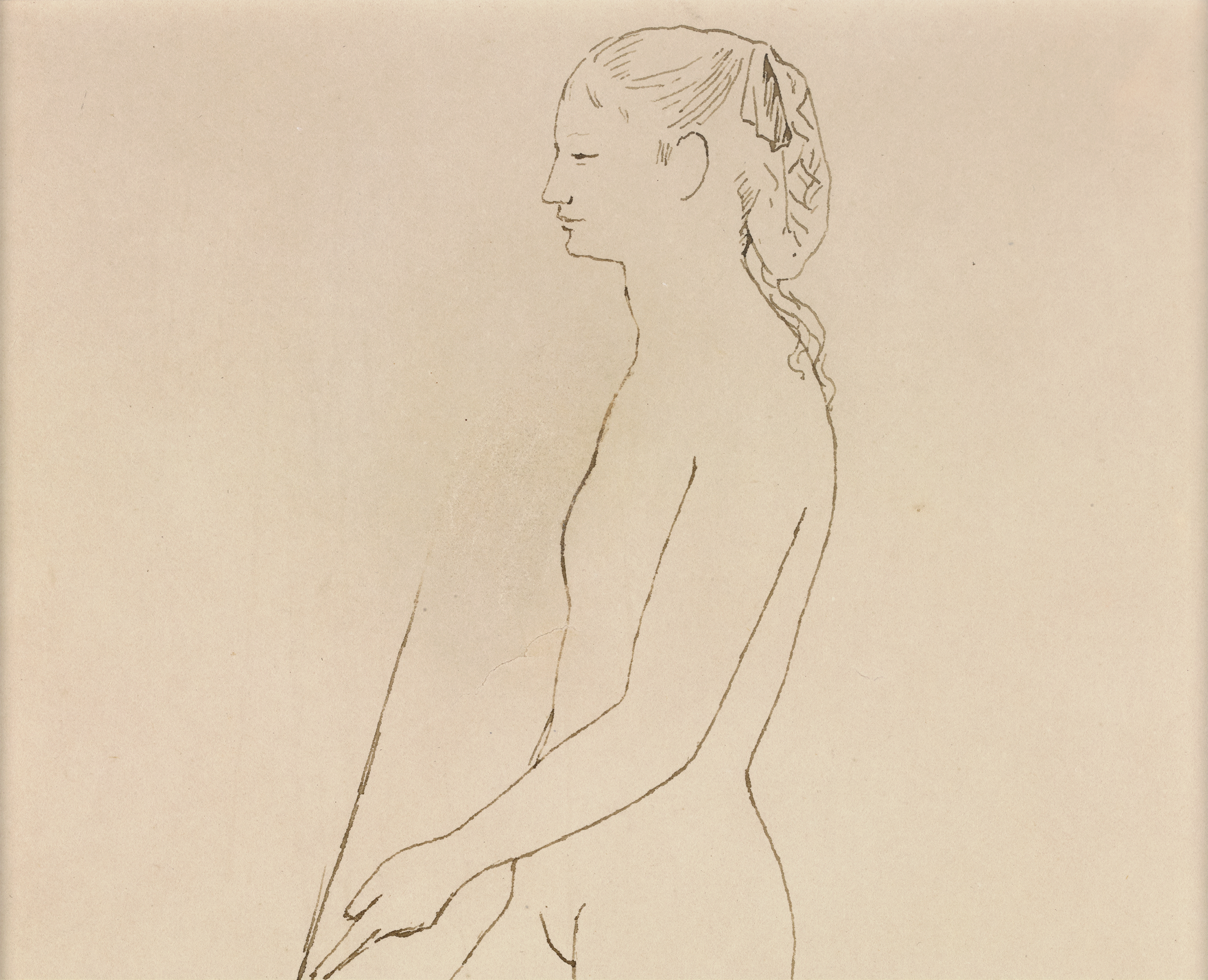 Nu tenant un miroir by Pablo Picasso