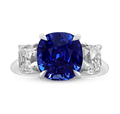 Ceylon Sapphire Ring, 5.87 carats