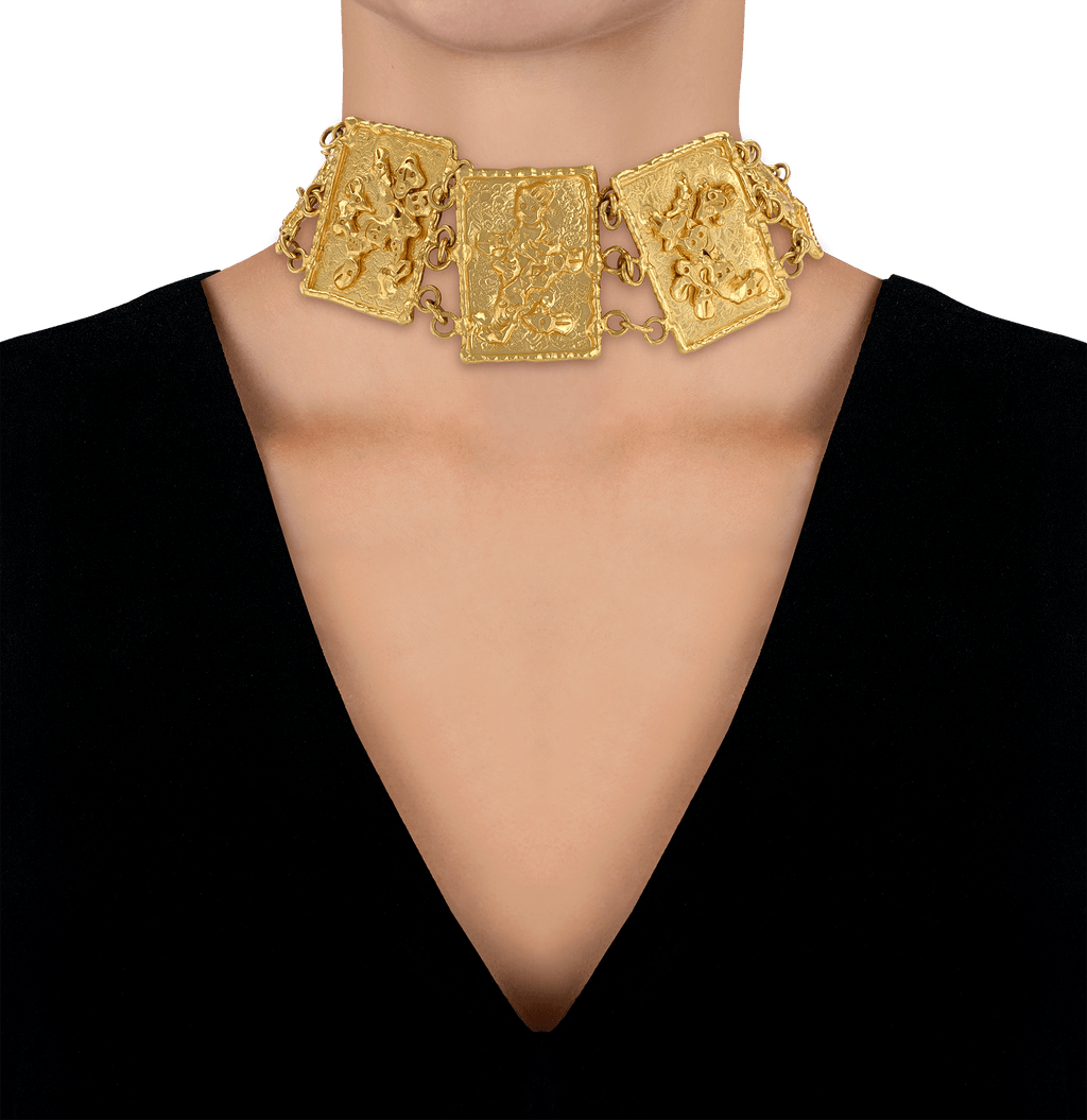 Jean Mahie Charming Monsters Gold Necklace