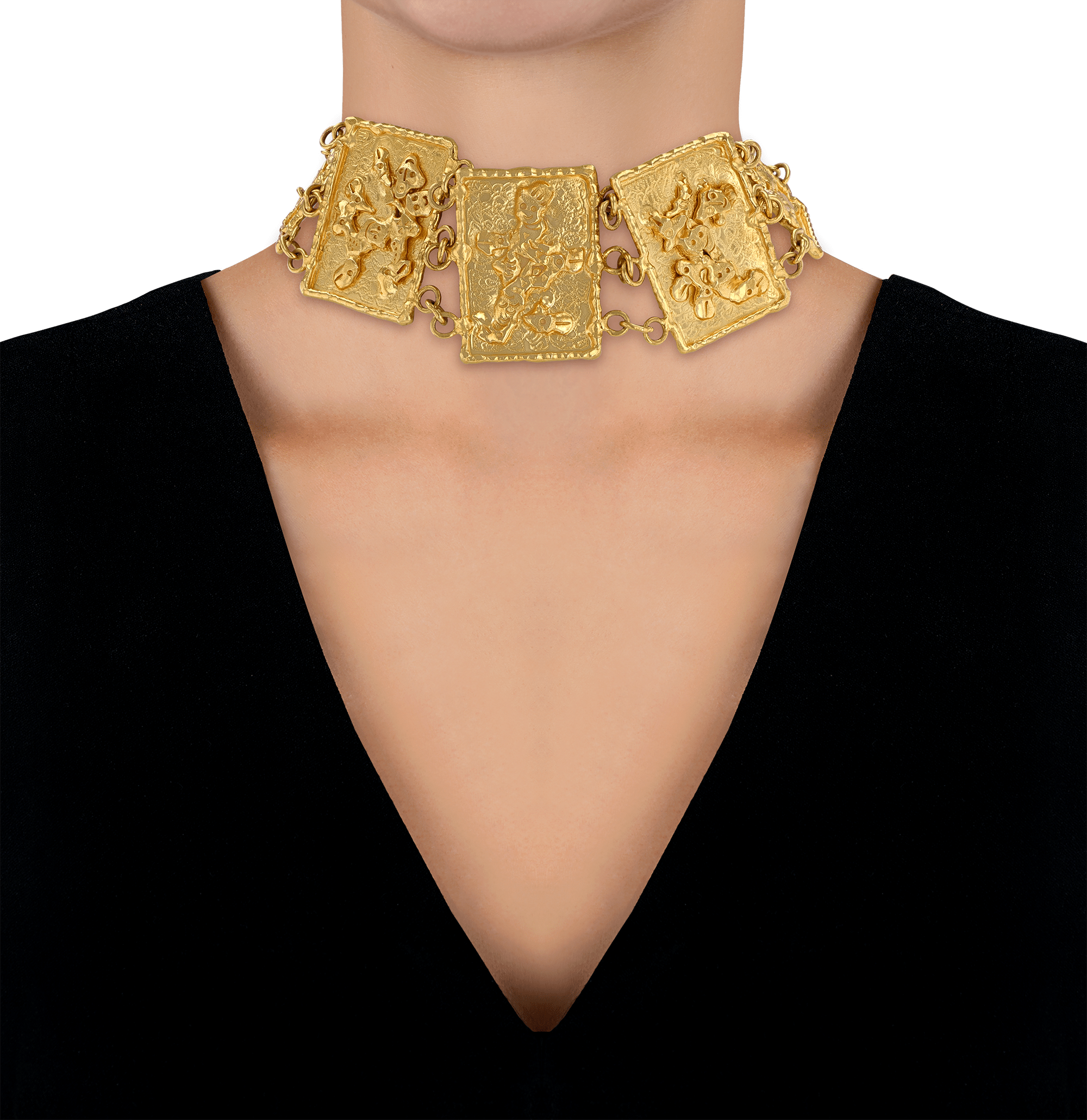 Jean Mahie Charming Monsters Gold Necklace