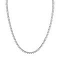 Diamond Line Necklace, 12.45 carats