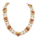 Boucheron Rock Crystal and Tourmaline Necklace