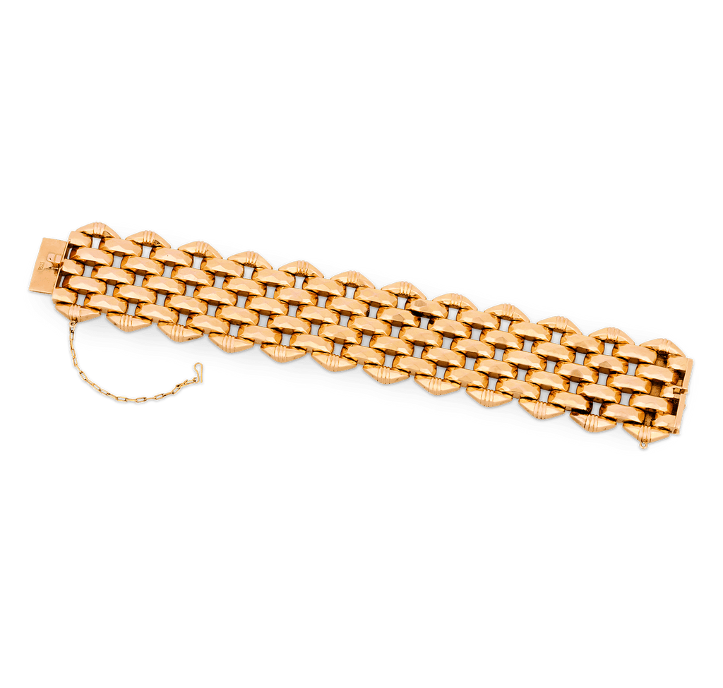 Retro Rose Gold Bracelet