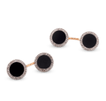 Cartier Onyx and Diamond Cufflinks