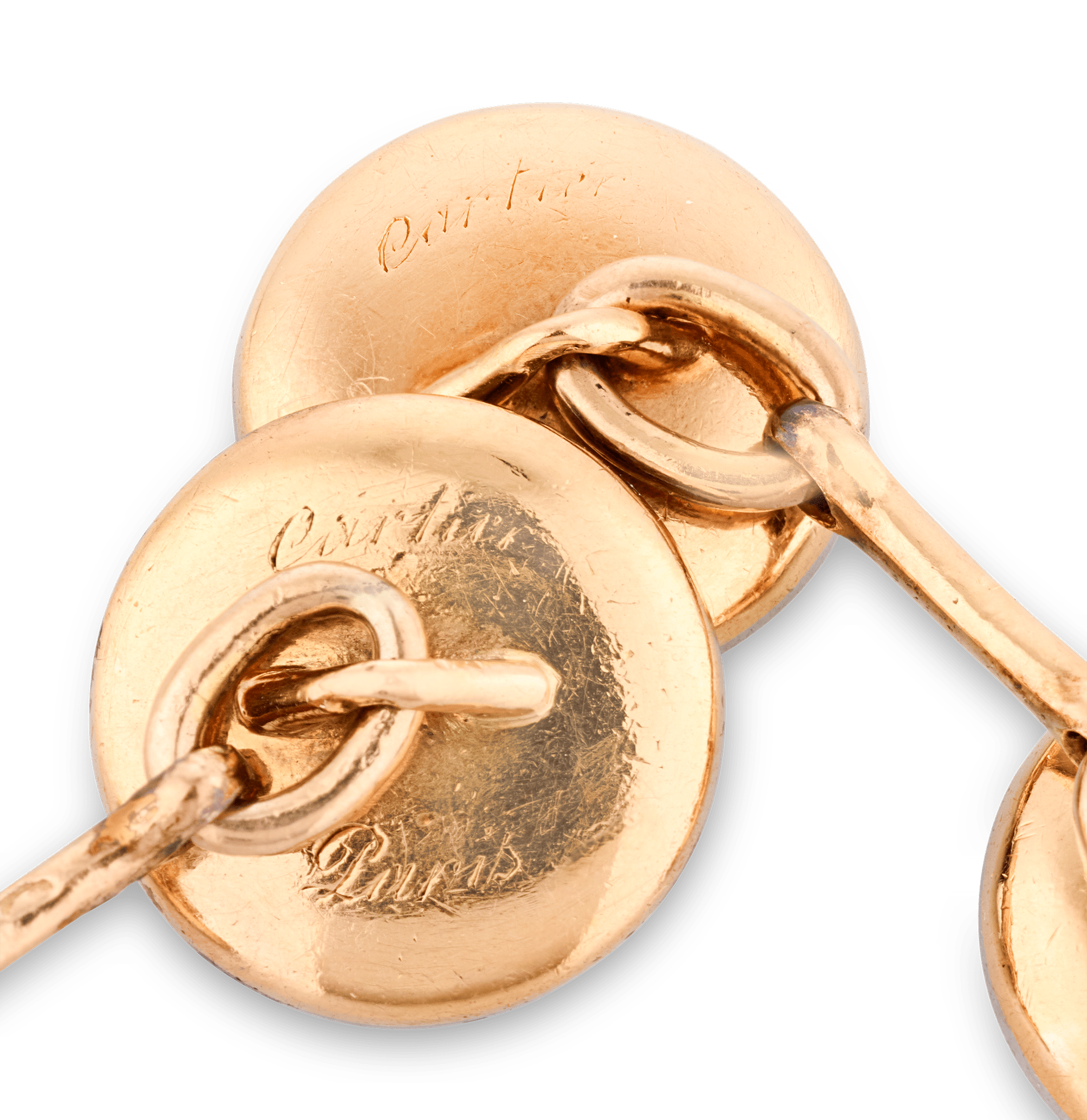 Cartier Onyx and Diamond Cufflinks