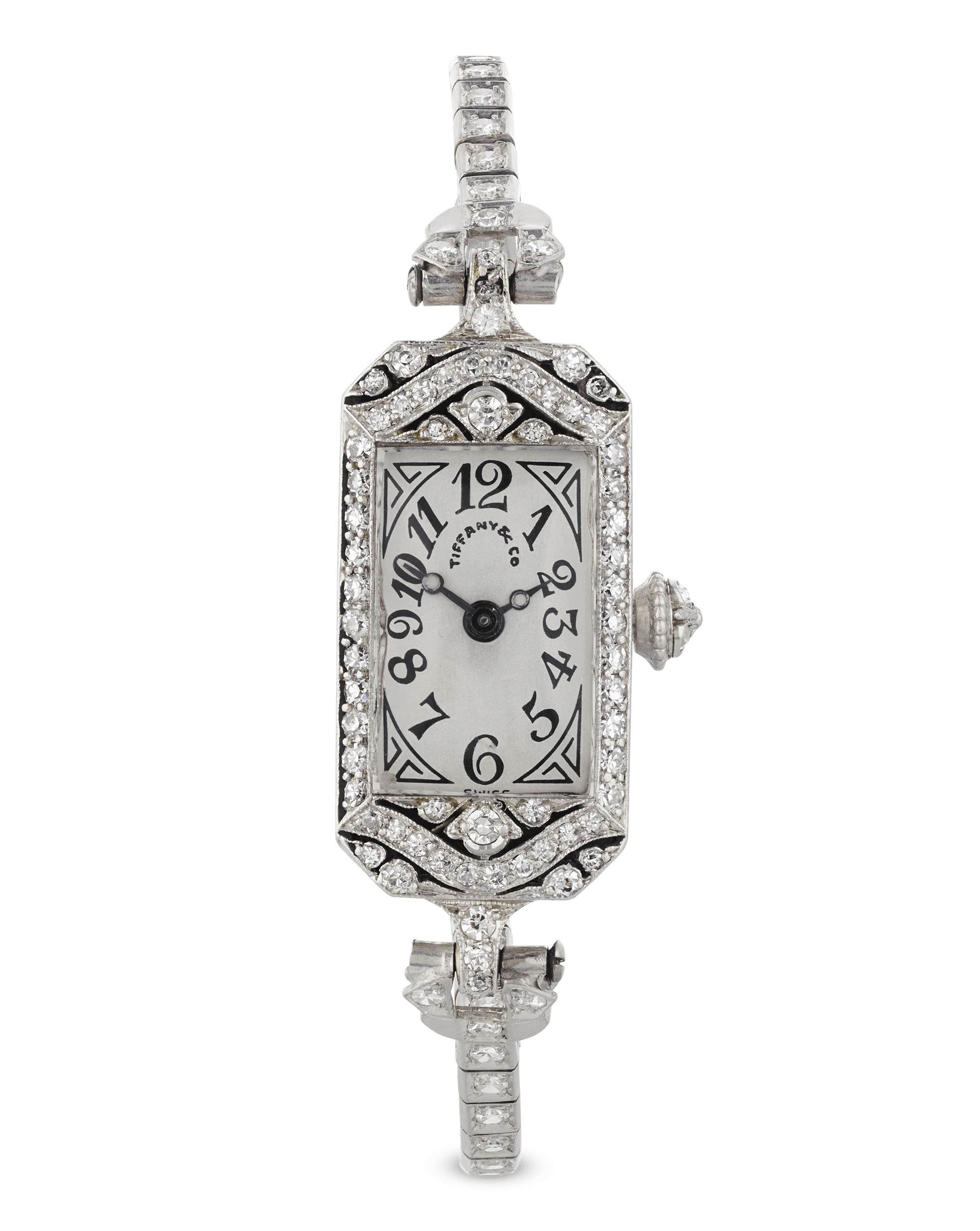Tiffany & Co. and C.H. Meylan Art Deco Wristwatch