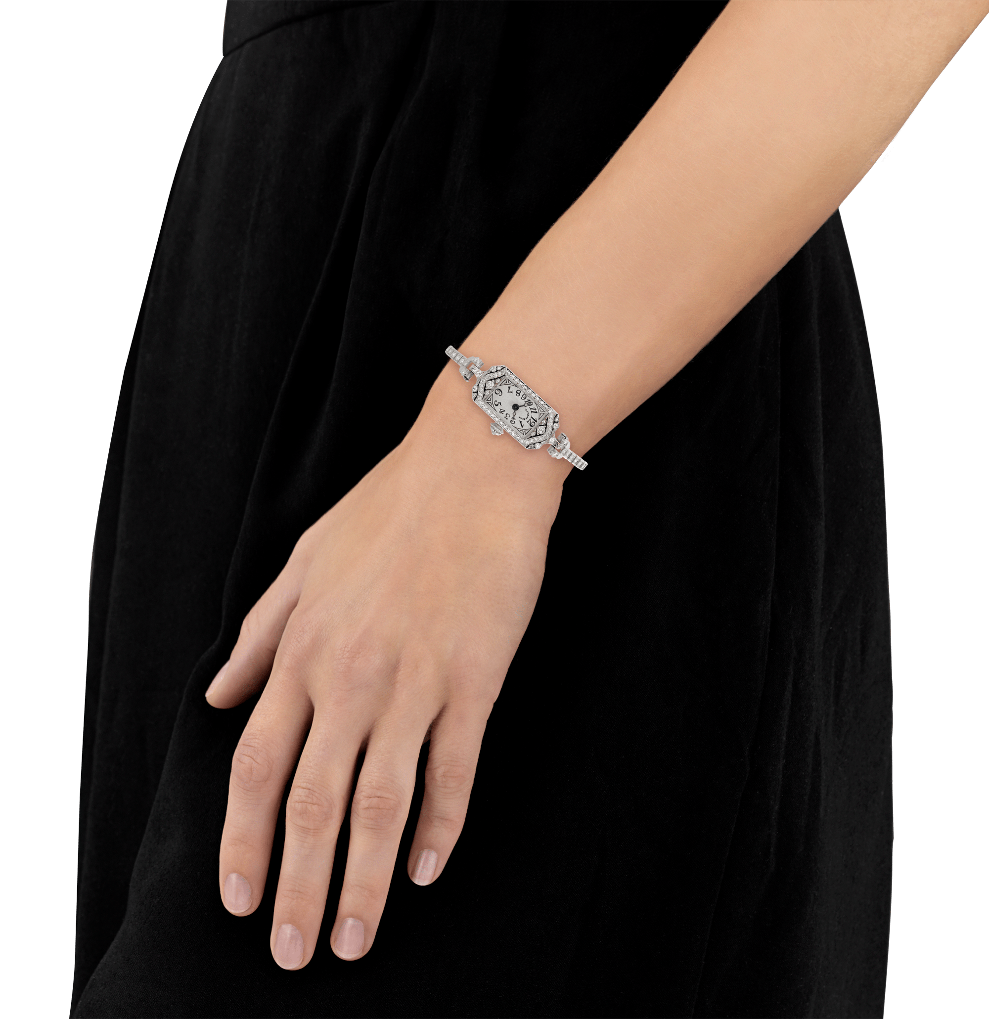 Tiffany & Co. and C.H. Meylan Art Deco Wristwatch