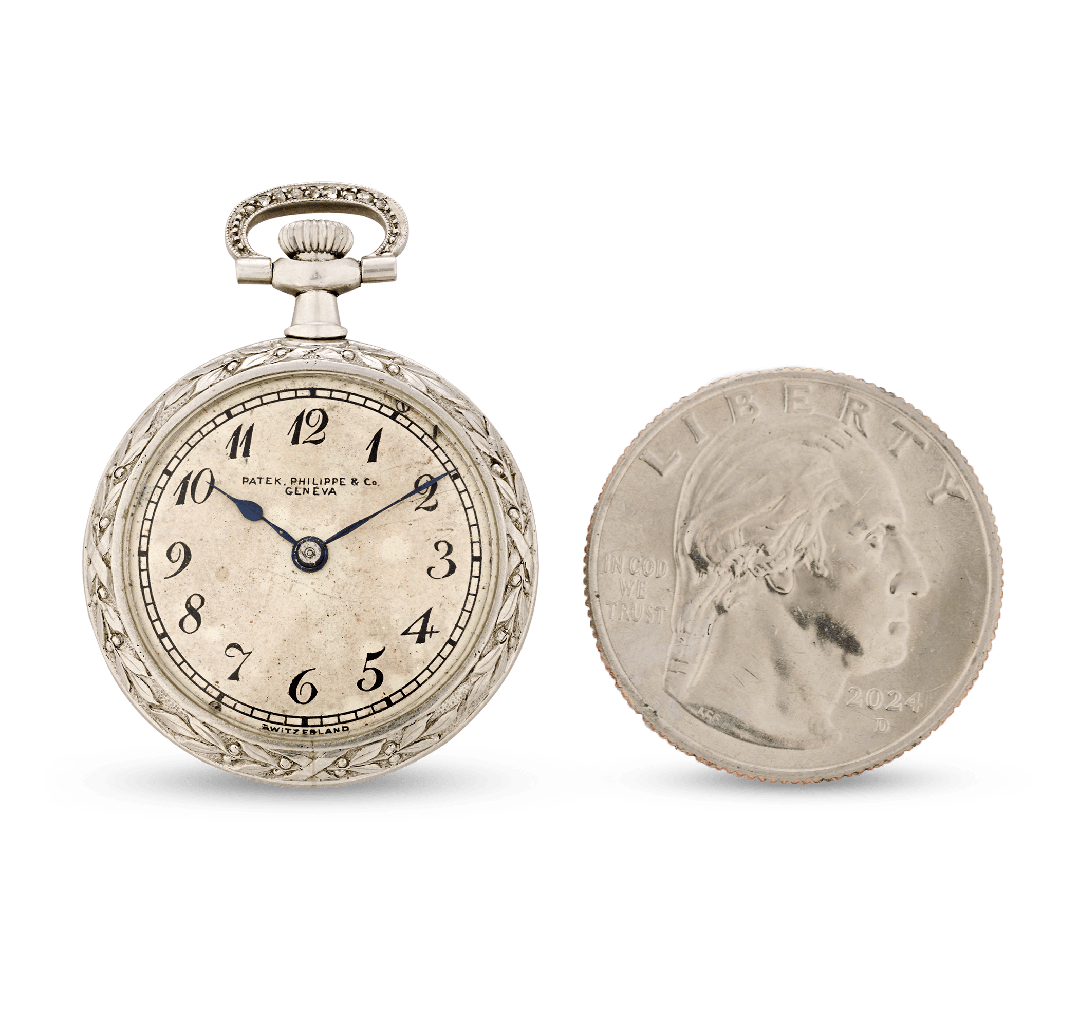 Patek Philippe Platinum Pendant Watch