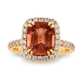 Bi-Color Tourmaline Ring, 2.84 Carats