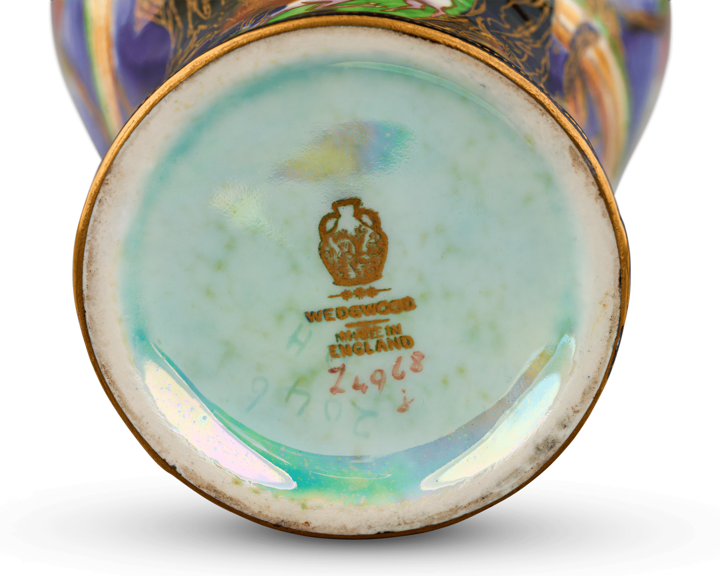 Wedgwood Fairyland Lustre Rainbow Covered Vase