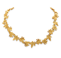 Tiffany & Co. 18K Gold Leaf Necklace