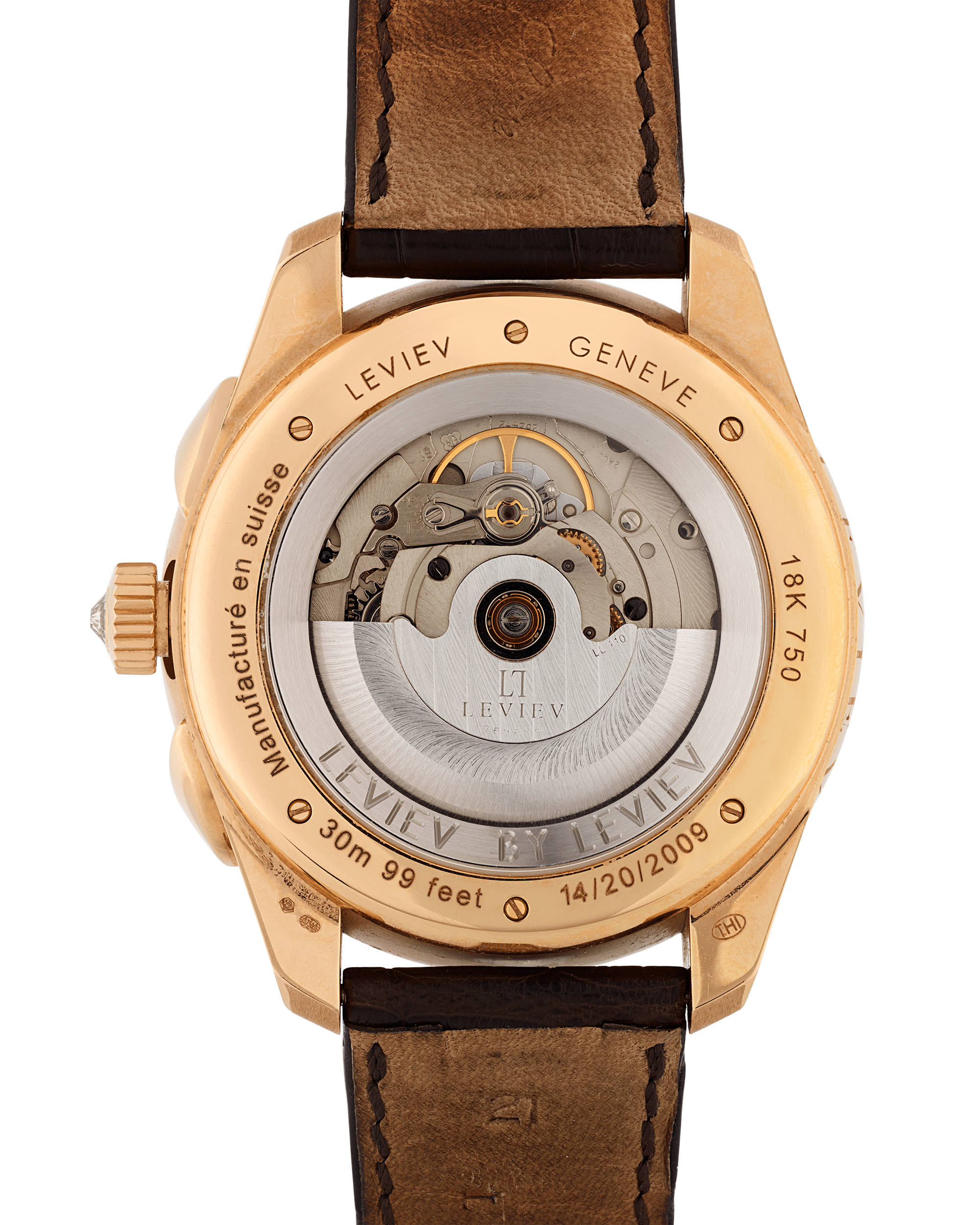 Leviev Rose Gold Flyback Chronograph Watch