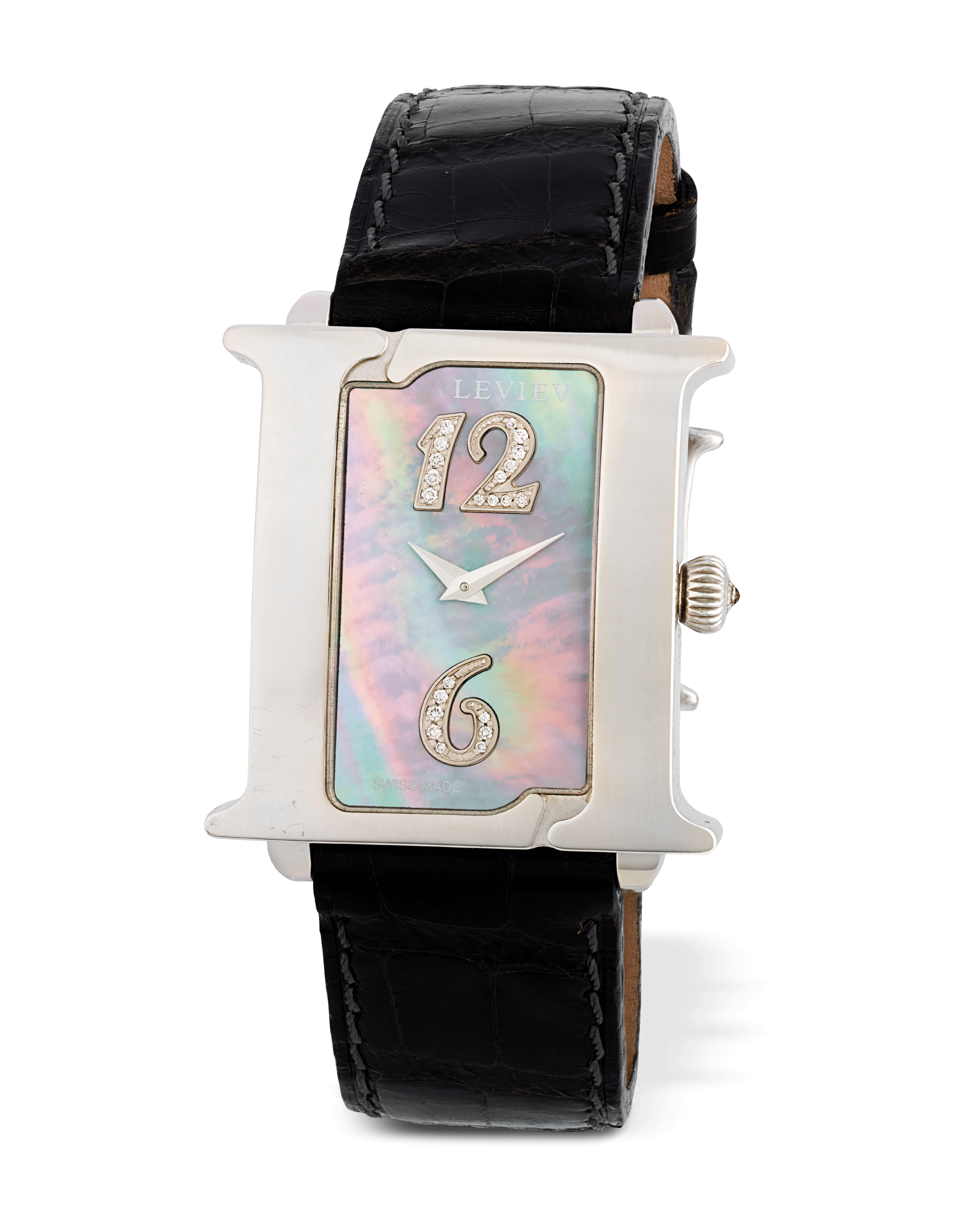 Leviev Double Elle White Gold Watch
