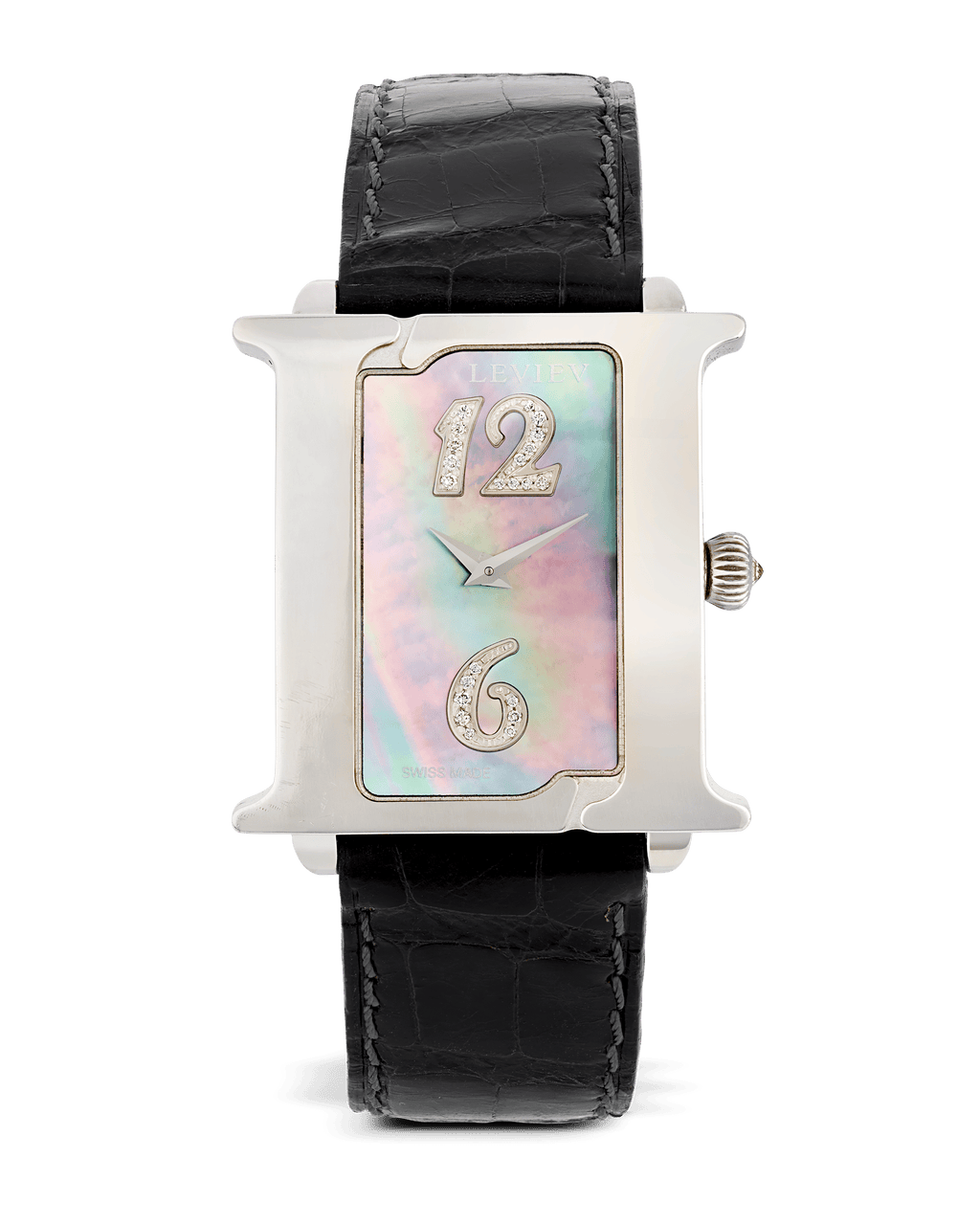 Leviev Double Elle White Gold Watch