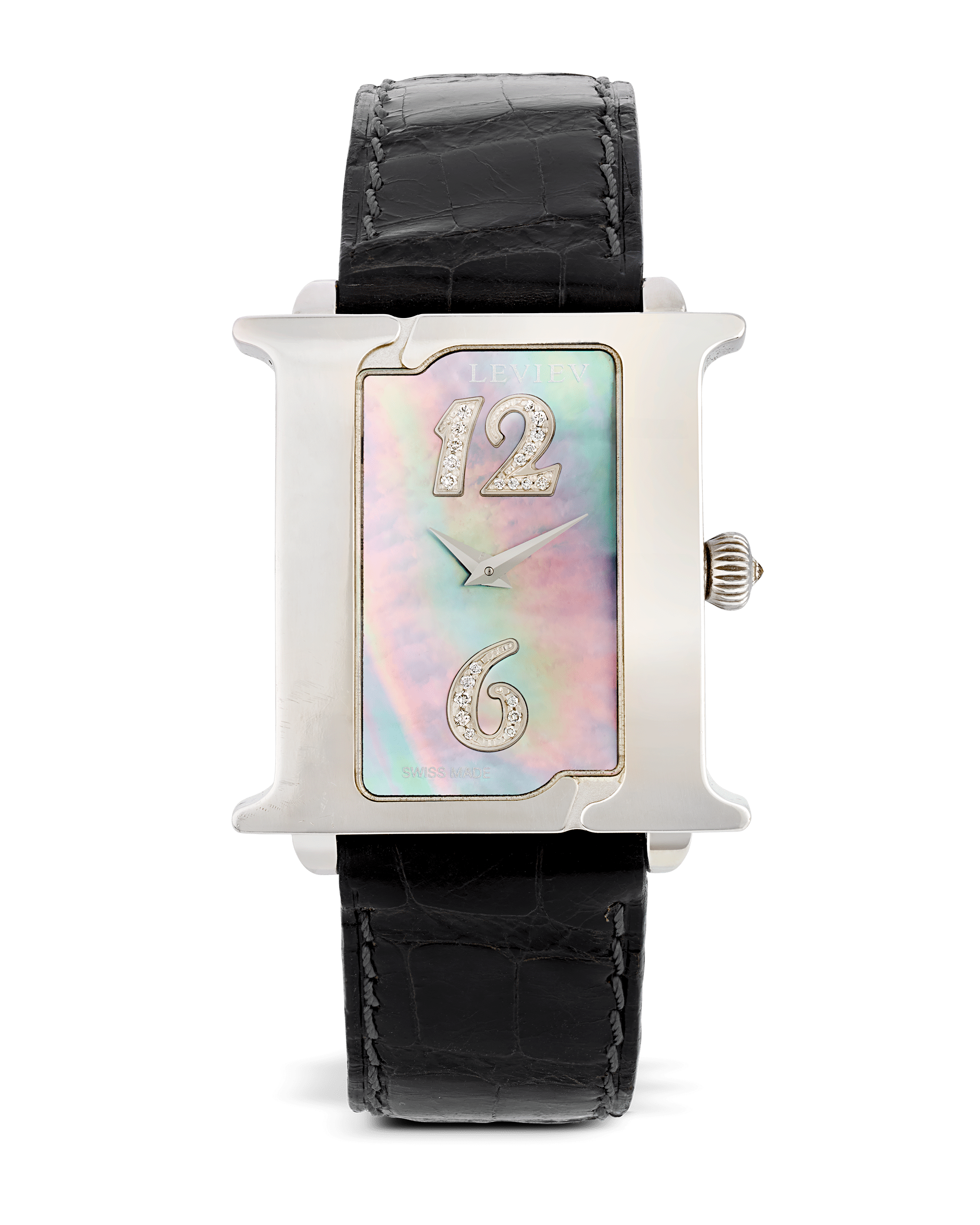 Leviev Double Elle White Gold Watch